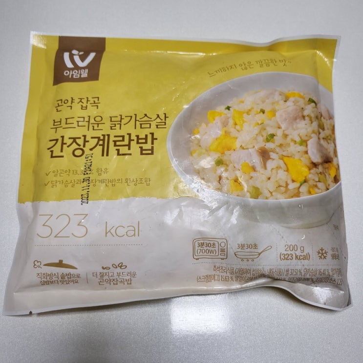  [아임닭/아임웰] 곤약잡곡 부드러운 닭가슴살 간장계란밥
