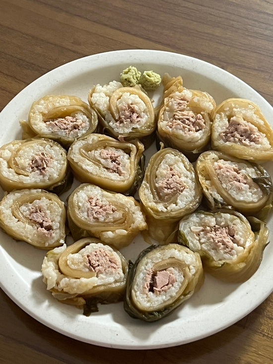  간단 요리 추천 ! 묵은지 맛있게 해치울 수 있는 “ 묵참말이 “  / 묵은지참치말이 / 묵참김밥