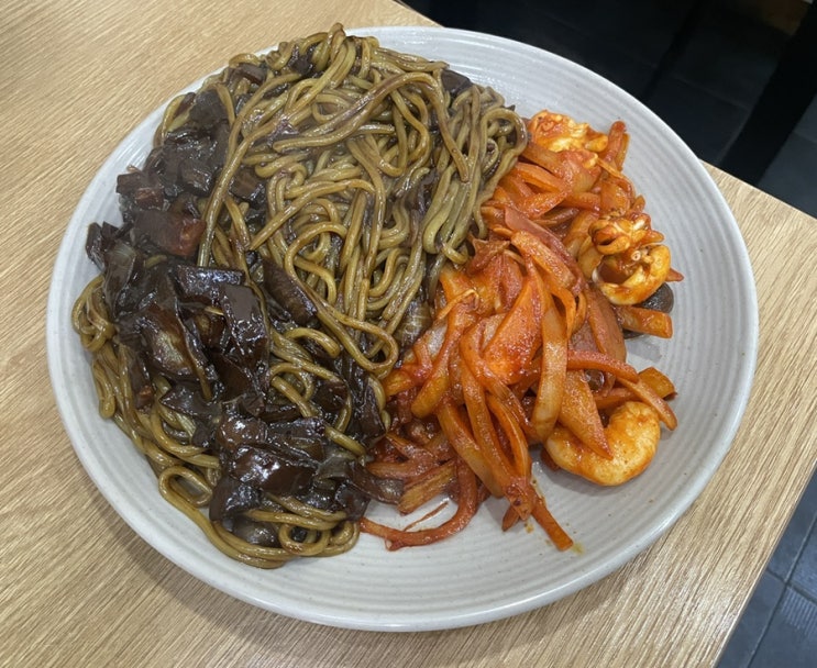  구로 신도림 매운해물쟁반짜장 맛집 : 중국집 옥품불짬뽕
