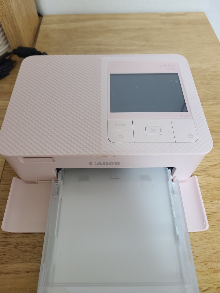  [캐논 셀피 CP1500 포토 프린터] 미키와 친구들 한정판 에디션 pink 언박싱 내돈 내산 후기_ 프린터 메뉴얼, 앱 사용법 정리, 정품 등록, 미키 파우치, 인화지 정보 有