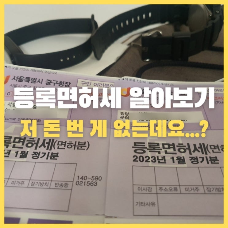  통신판매업 등록면허세, 번 돈이 없어도 내야하나요?