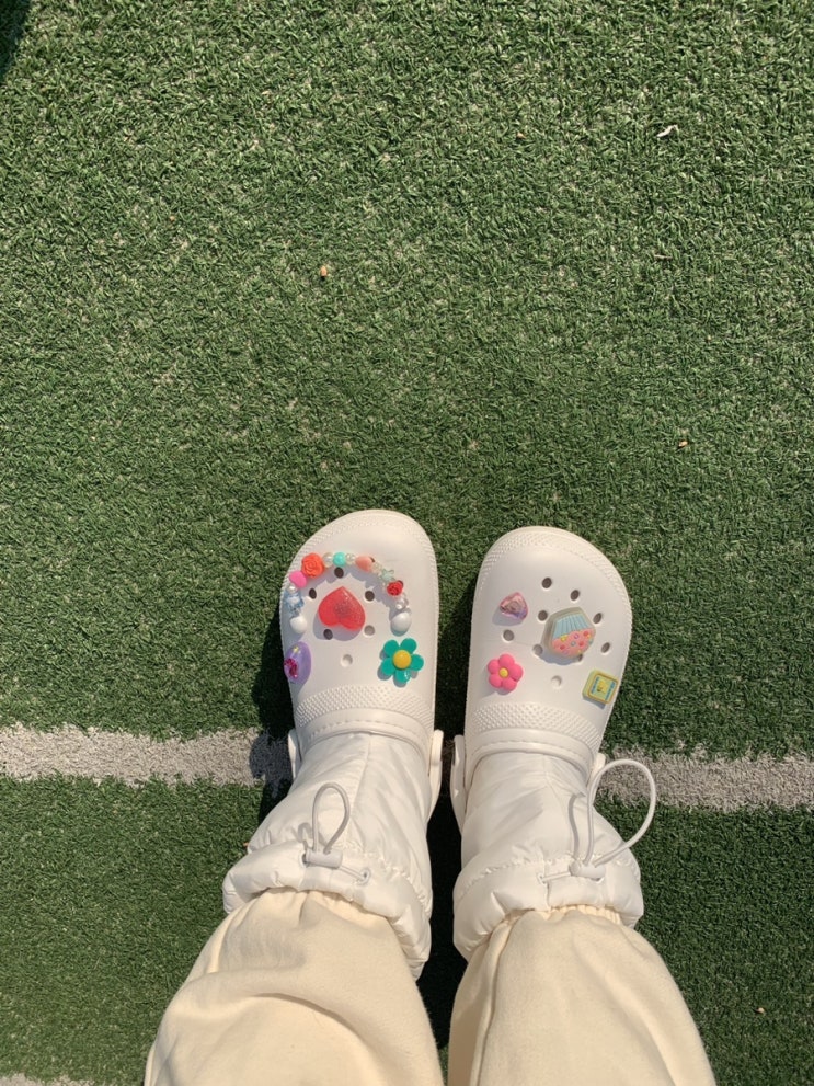  크록스(crocs) - 크록스부츠 화이트컬러 리뷰