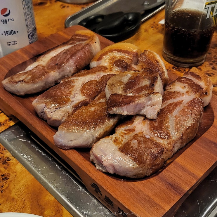  영등포 맛집 : 돼지목살, 숙성고기 '대세 박목살 본점'