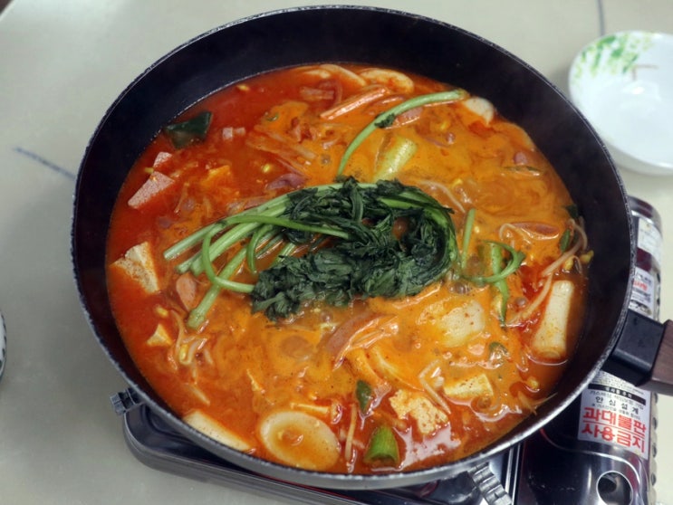 캠핑음식밀키트 장모님부대찌개 푸짐하고 맛있어요