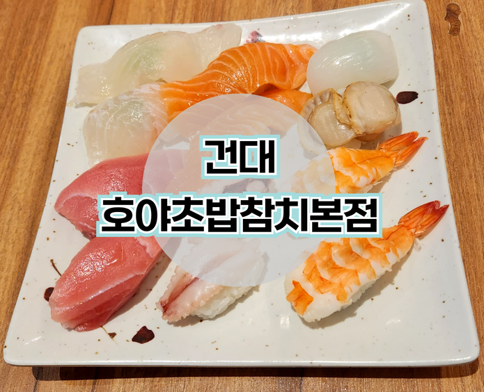  [내돈내산 건대 맛집] 건대 호야초밥참치 본점 (건대스시맛집, 런치초밥)