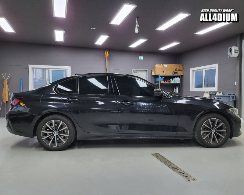 아산 음봉면 / 랩핑 / BMW 3시리즈 창틀 크롬죽이기 / BMW / 3시리즈 / 3시리즈 (G20)
