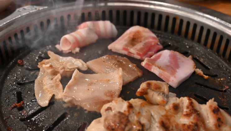안동 계돈상회 닭구이와 돼지고기 만남 무한리필 !!