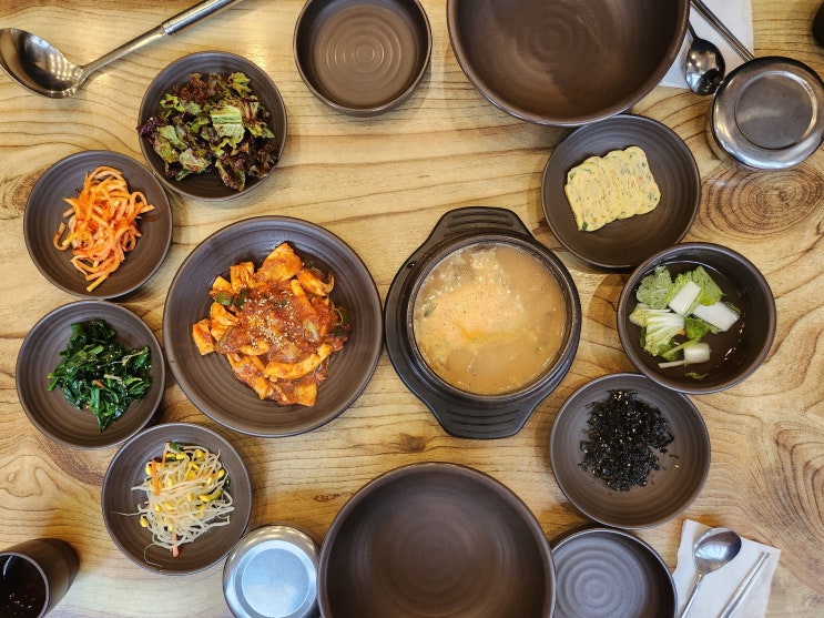  안산 호수동 점심 추천 - 강원도 청국장 + 오삼불고기
