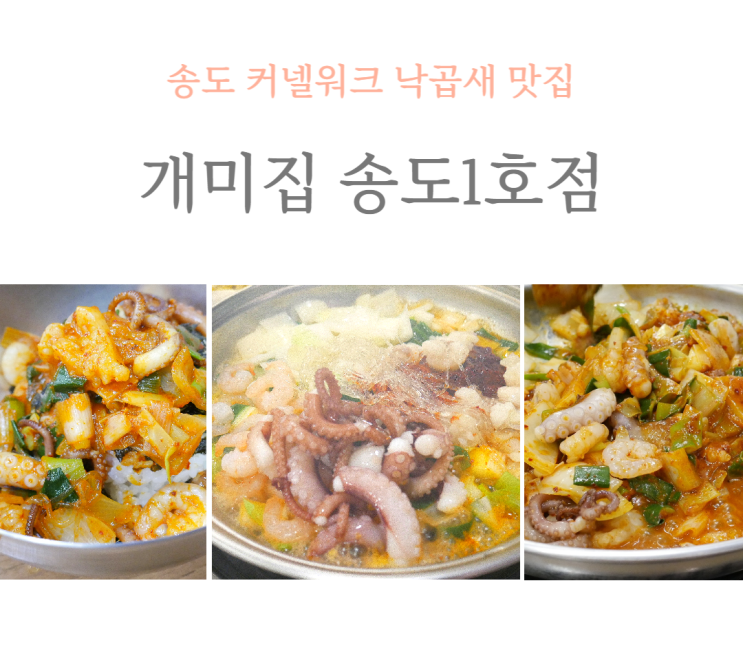  송도 커넬워크 맛집, 낙곱새가 맛있는 개미집
