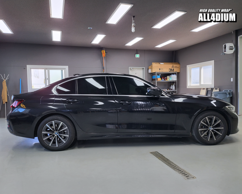 아산 음봉면 / 랩핑 / BMW 3시리즈 창틀 크롬죽이기 / BMW / 3시리즈 / 3시리즈 (G20)