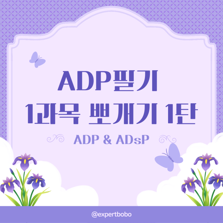 [ADP] ADP 필기 1과목 뽀개기 제1탄!! 