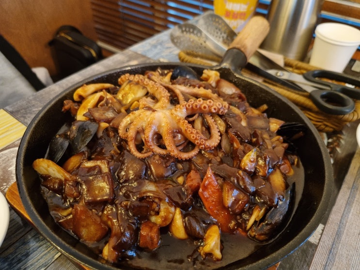  기장 짜장면 맛집 연화반점 맛있었던 해물 듬뿍 돌판짜장