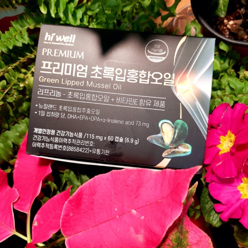 무릎관절 영양제추천 하이웰 뉴질랜드 초록입홍합 오일 feat 초록입홍합 고르는 법