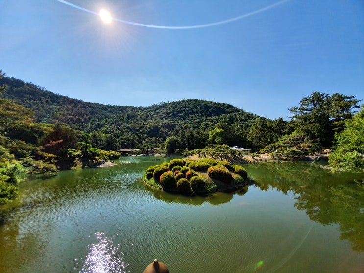[일본] 자연이 매력적인 소도시, 다카마쓰 여행 : 날씨편 (리쓰린공원/야시마전망대/다카마쓰항/2019)