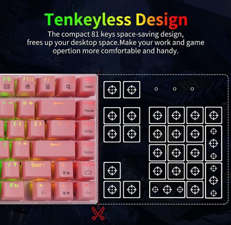  무선 60% 배열 HUO JI E-Yooso Z-88 RGB 기계식 키보드 갈축 해외직구 내돈내산 사용후기