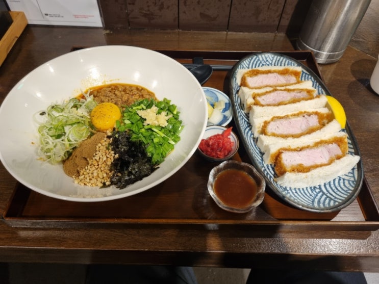  [서울 강남구] 부타이 1막 : 삼성역 점심 맛집 (마제소바, 돈가스)