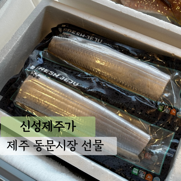  신성제주가 제주 특산품 갈치 제주 동문시장 선물 추천