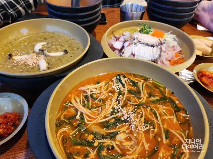  강원도 속초 물회 맛집 :: 청초수물회, 섭국, 전복죽, 내돈내산