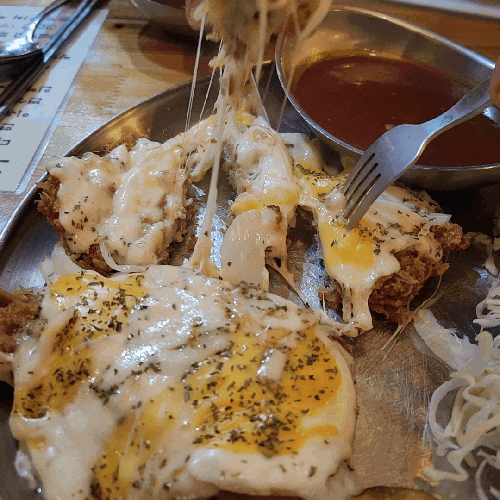  장유 맛집 백승우 돈카츠야, 매운 돈까스 김치우동 추천 동네 밥집.. 진짜 개존맛 (배민 가능)