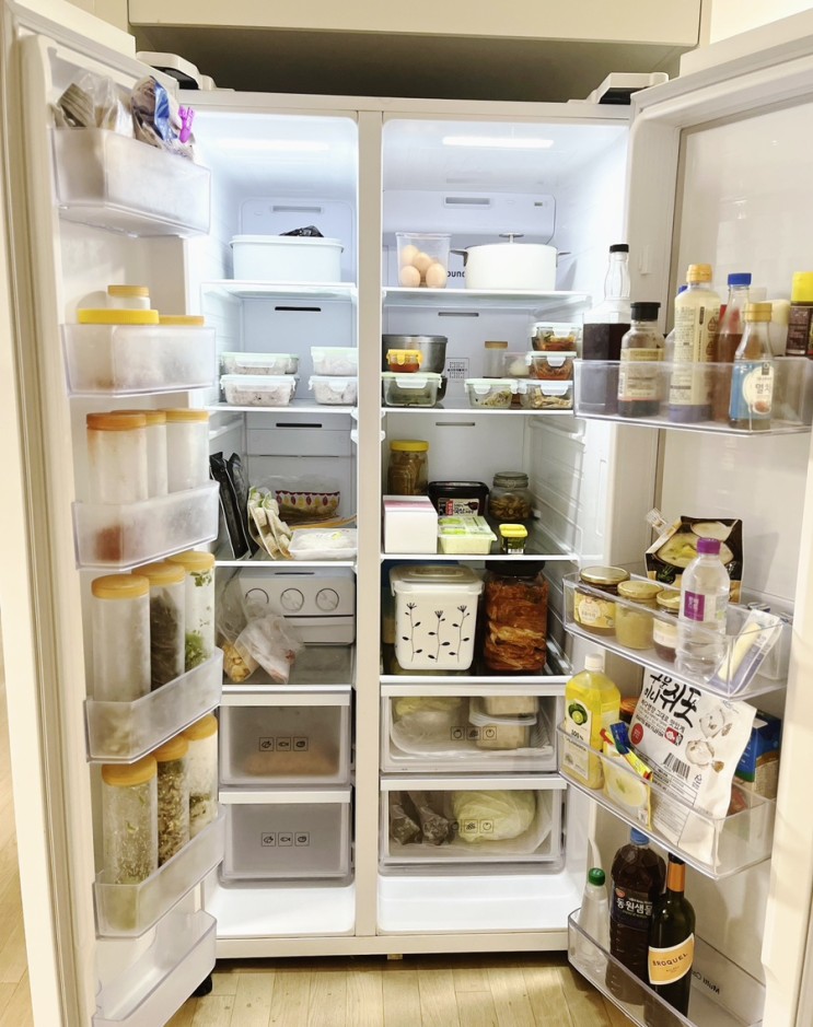 미니멀라이프-냉장고 수납 정리 방법