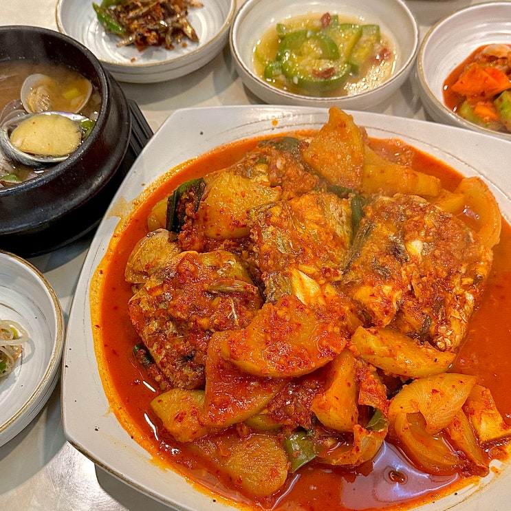  송도 한식 제주뚝배기 인천 구송도 맛집 갈치조림