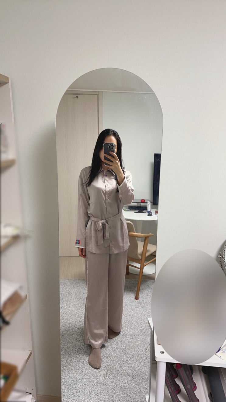  버머초어스 새틴파자마 포근해서 좋은 홈웨어