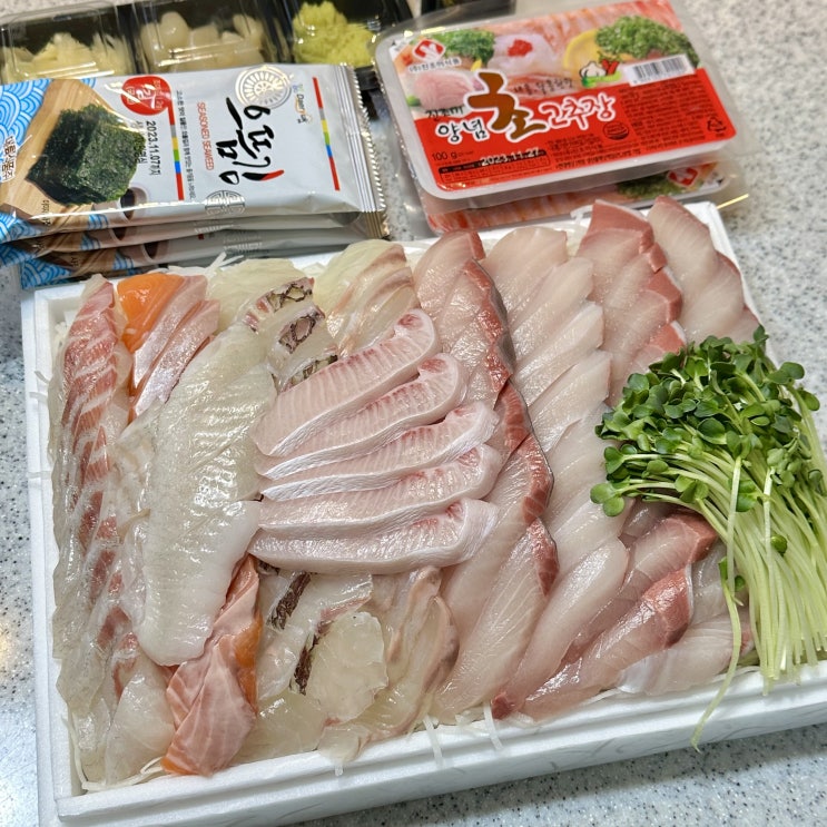  노량진수산시장 방어 독도수산 회포장 노량진 대방어