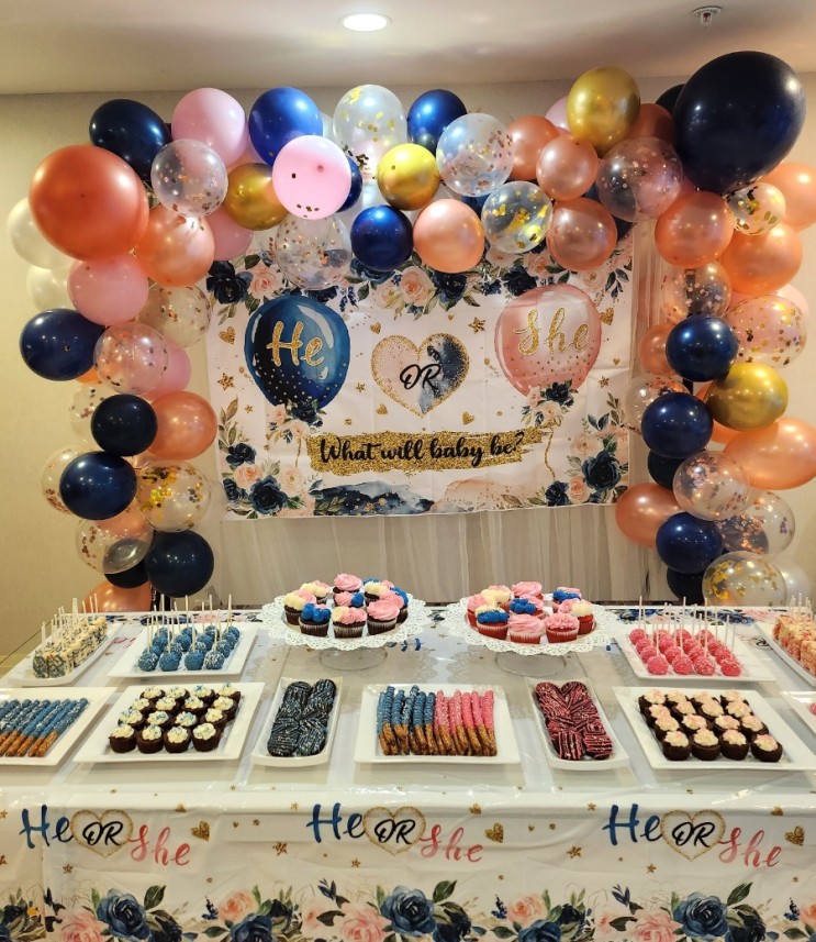 캐나다 홈스테이 베이비샤워 파티 :: 컵케익 디저트 대박! (방문 잠겨서 난리침)