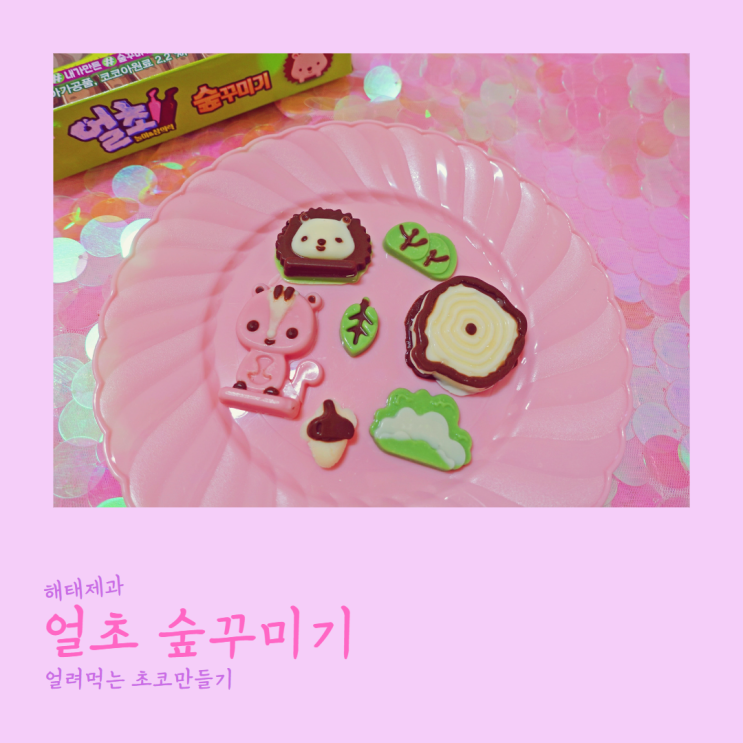  얼초 숲꾸미기 초콜릿으로 꾸미는 달콤한 자연이야기