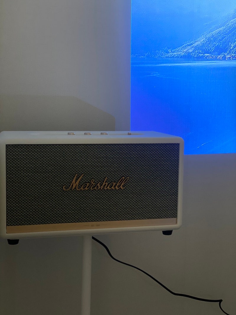 마샬(Marshall) 스탠모어 및 스탠드 후기/시네빔 PH610P와 연결하기