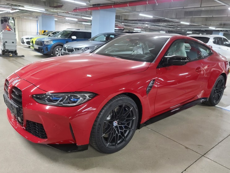  BMW 송도 전시장에서 2023 BMW M4 컴패티션 신차검수 후기