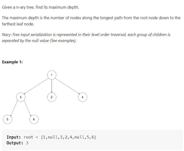 JAVA_Maximum Depth of N-ary Tree_LeetCode 559