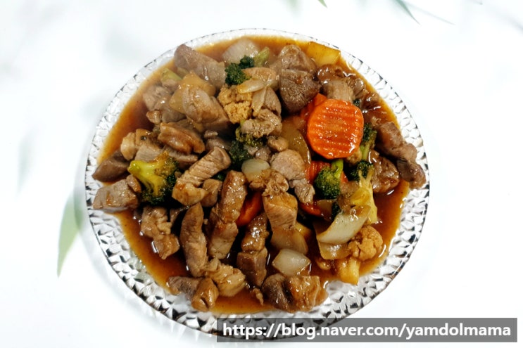  행복한돈 앞다리살로 맛있는 백종원찹스테이크 만들기
