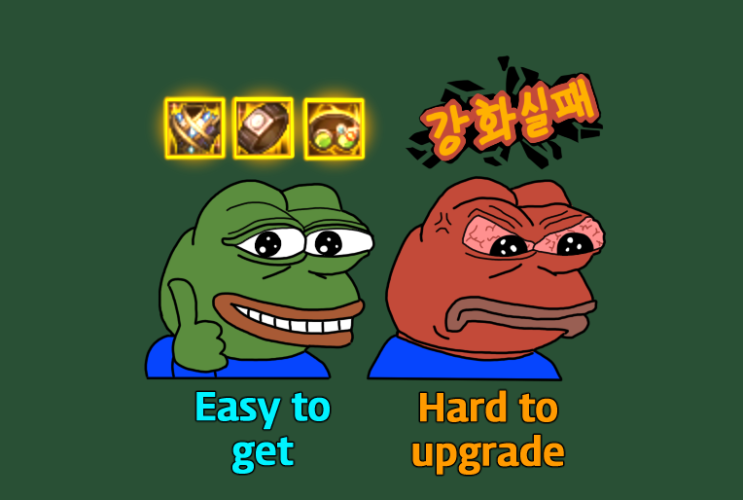  Easy to get, Hard to upgrade