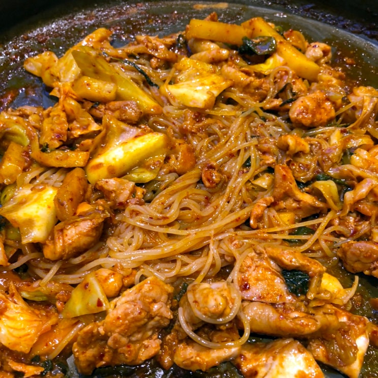  송도 닭갈비 맛집 오투닭갈비 존맛탱 쫄면사리 볶음밥 필수