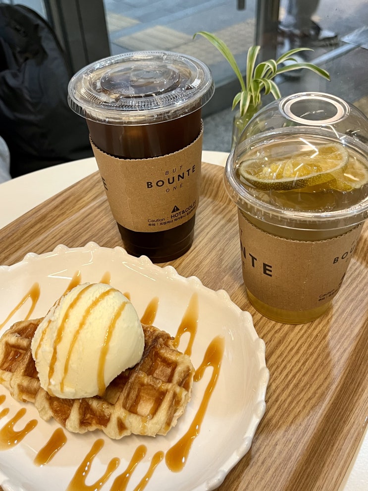  발산역 카페, “BOUNTE”(바운트커피) 청귤티 맛있어요