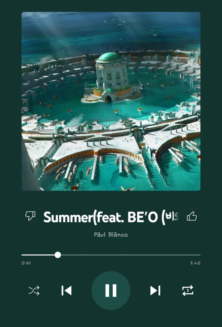「노래 추천」 폴블랑코 - summer(feat.비오)