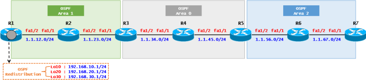  [OSPF] OSPF Case Study - LSA Type 5 Summary(Cisco)
