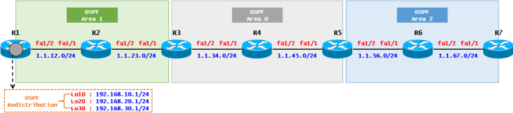 [OSPF] OSPF Case Study - LSA Type 5 Summary(Cisco)