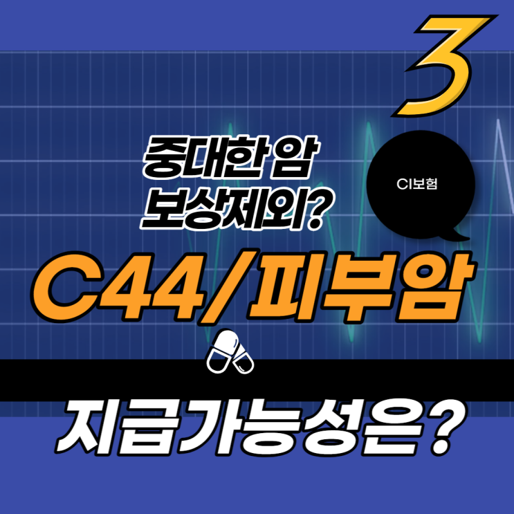  C44 피부암 CI보험 중대한 암 보상여부, 신중한 검토 필요!!