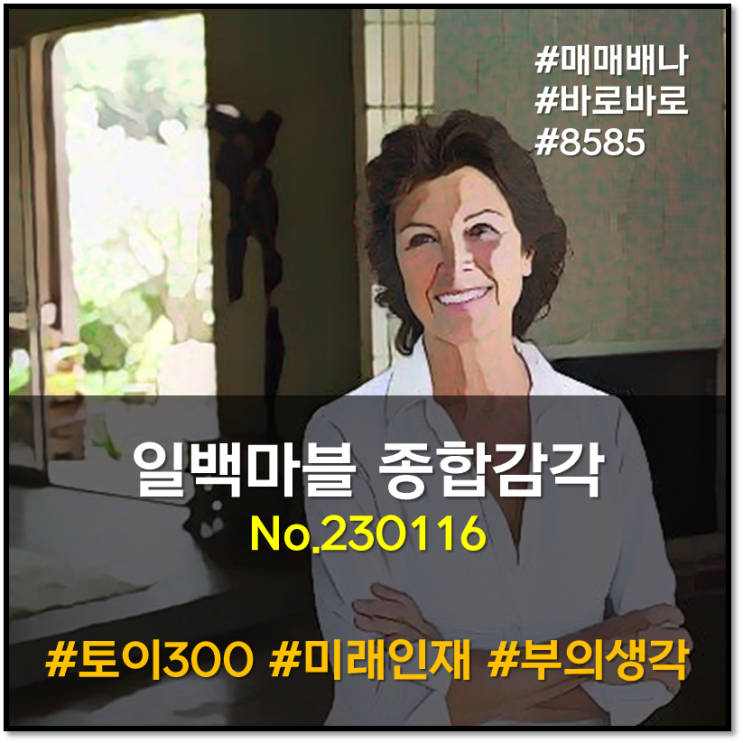 일백마블 종합감각 : 13월 보너스 연말정산 시작 (230116)