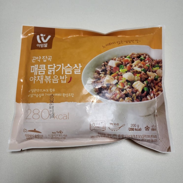  [아임닭/아임웰] 곤약잡곡 매콤닭가슴살 야채볶음밥