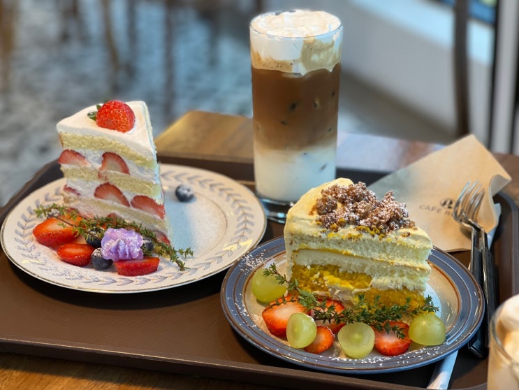  울산 장현동 카페 단호박케이크가 맛있는 로로
