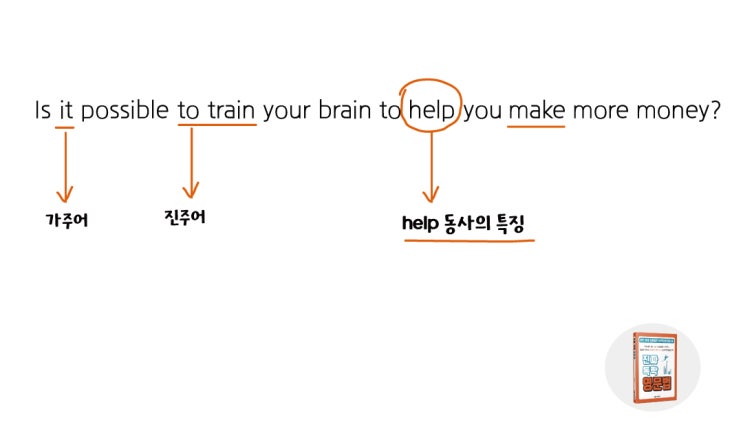  뇌를 훈련하면 더 많은 돈을 벌 수 있는게 가능? Is it possible to train~  가주어 진주어 영어문법 사용