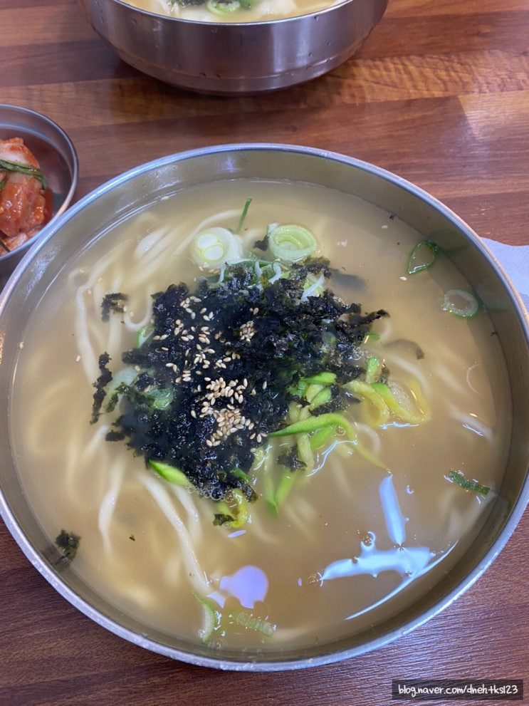  정서진 중앙시장 가성비 맛집 홍두깨 손칼국수 리뷰
