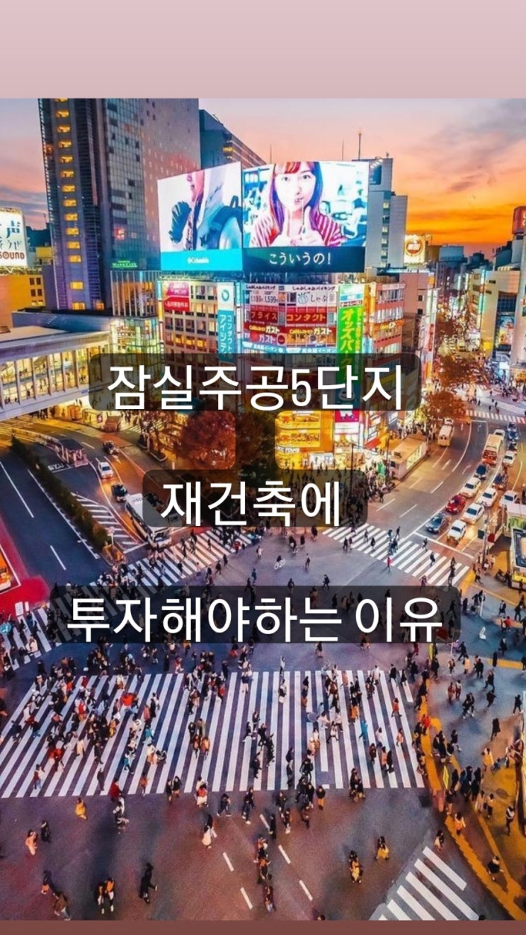  잠실주공5단지 투자해야하는 이유 #잠실5단지재건축 #잠실부동산 #이준로공인중개사사무소