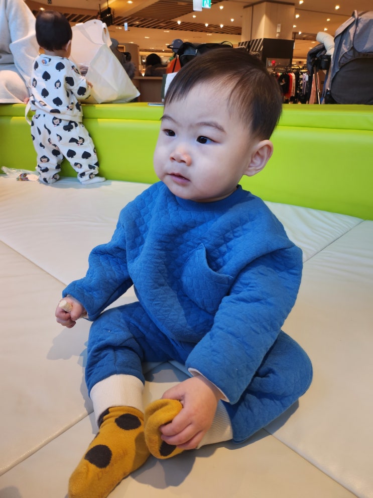  돌선물, 아가방100사이즈 착샷 리뷰