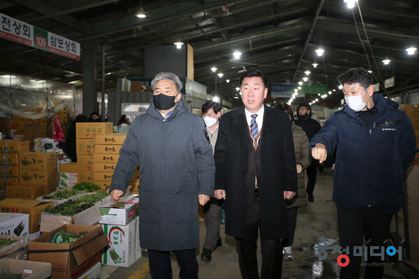 이범석 청주시장, 설명절 앞두고 현장 방문 '민생행보'