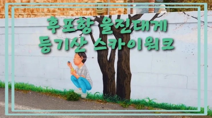 울진대게 등기산 스카이워크 경북 후포항으로 떠나는 감성 먹방여행