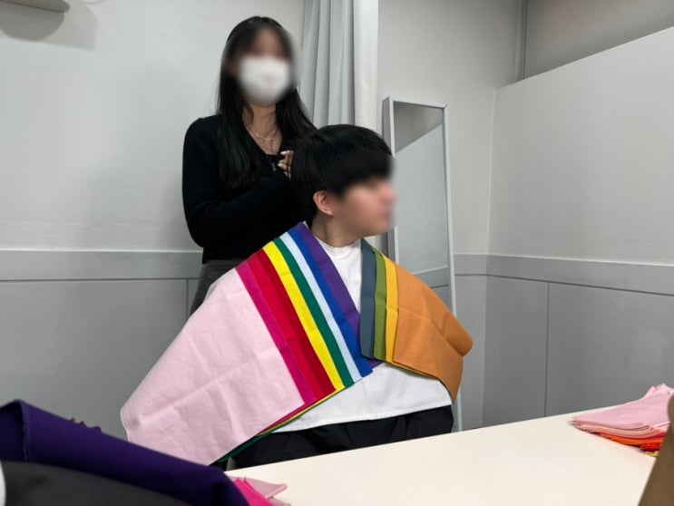  [ 오콜로르 신사점 : 퍼스널컬러 진단 ] : 남자 퍼스널컬러 겨울 쿨 브라이트 진단